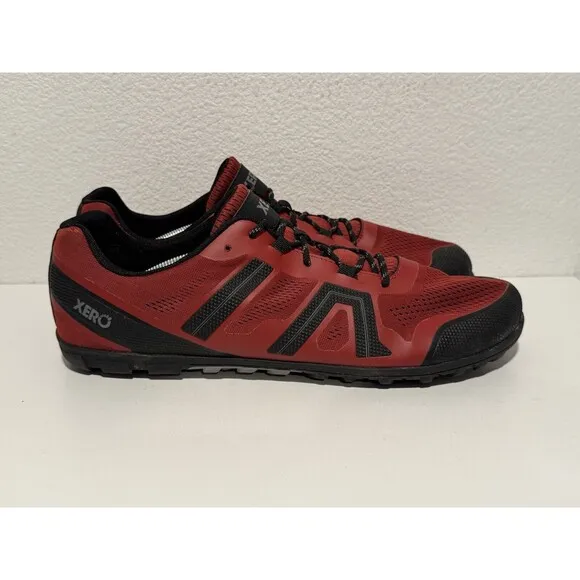 XERO SHOES Mens Barefoot Running Sneakers Mesa Trail Sz 15 Moab Red Minimalist