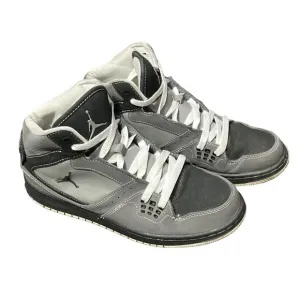 Youth Black &amp; Grey Air Jordans - Size 6.5Y