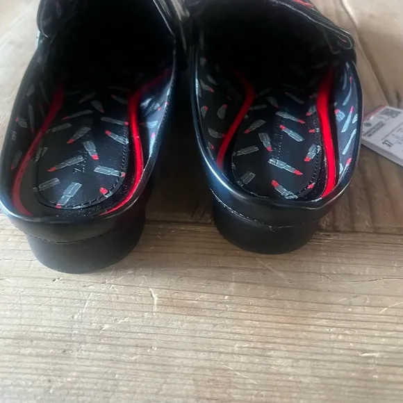 Zara woman’s Black and Red  mule Loafers shoes